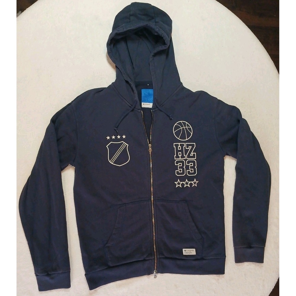 Adidas Originals HZ33 Hoodie Full Zip Dark Blue Size XL From 2013 Collection